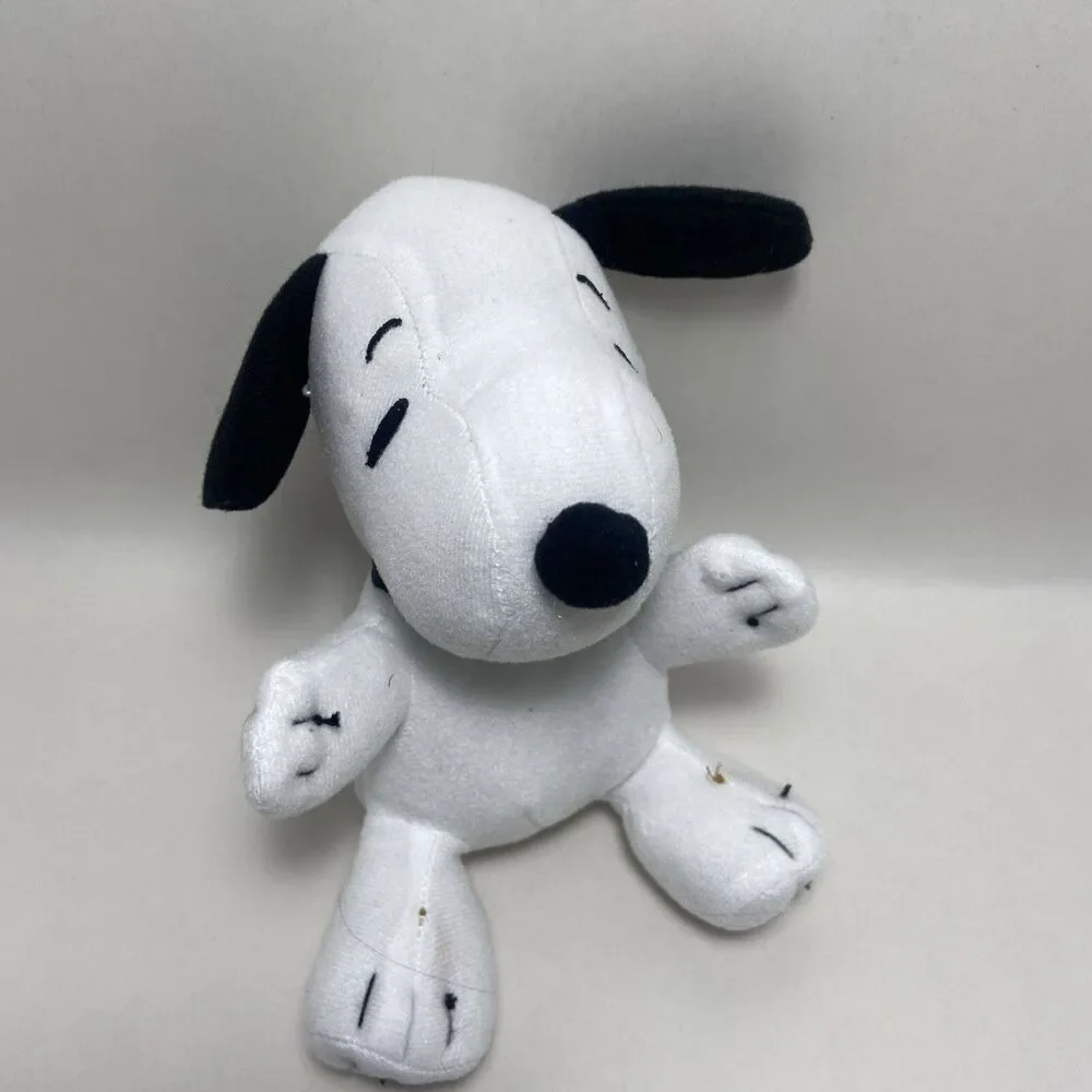Whitmans Peanuts Snoopy 6 Inch Plush Black Collar Stuffed Animal Mini